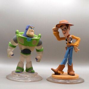 🟢 🤠🚀 Disney Infinity Figures – Woody & Buzz Lightyear (Toy Story Duo)